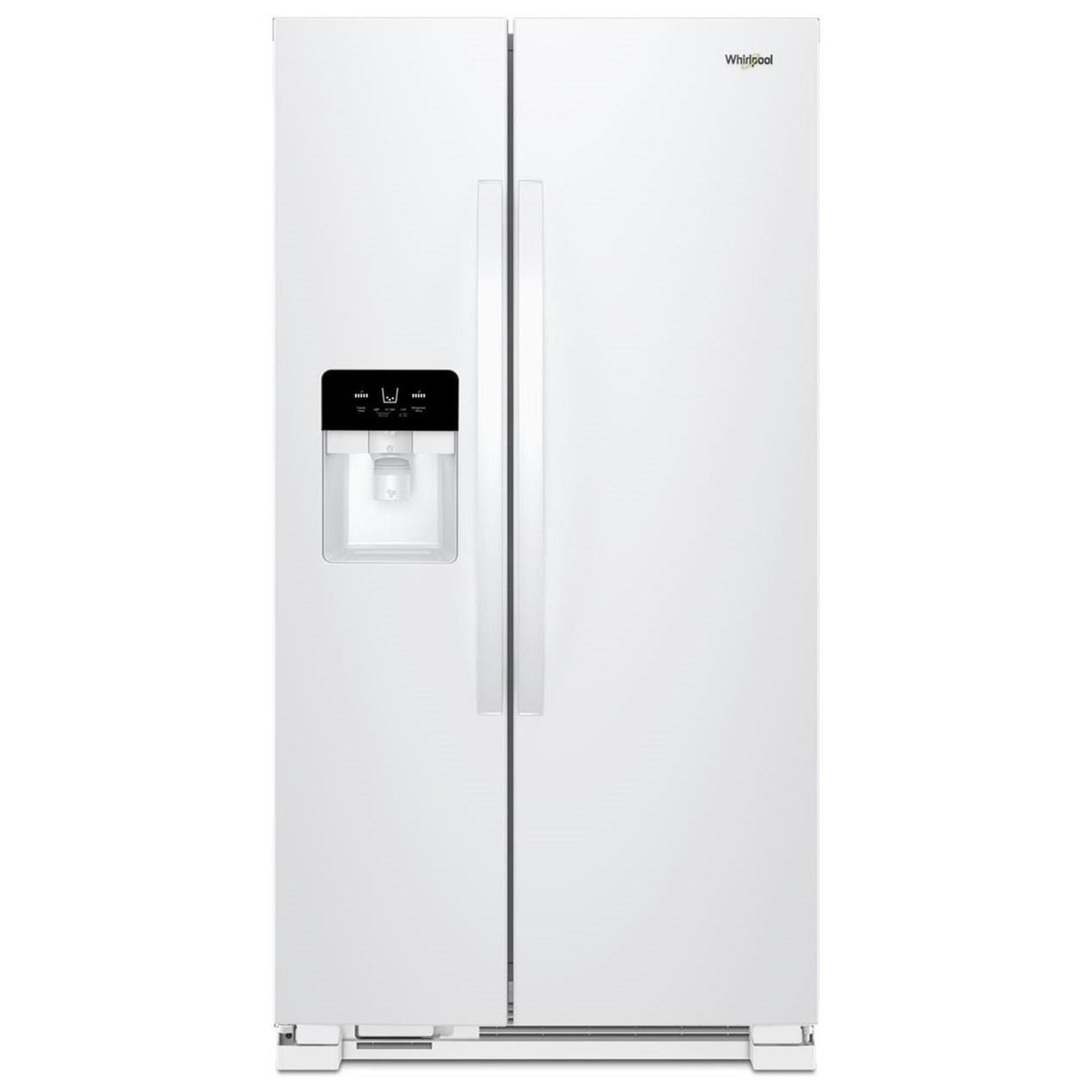 Whirlpool WRS331SDHW 33inch Wide SidebySide Refrigerator 21 cu. ft